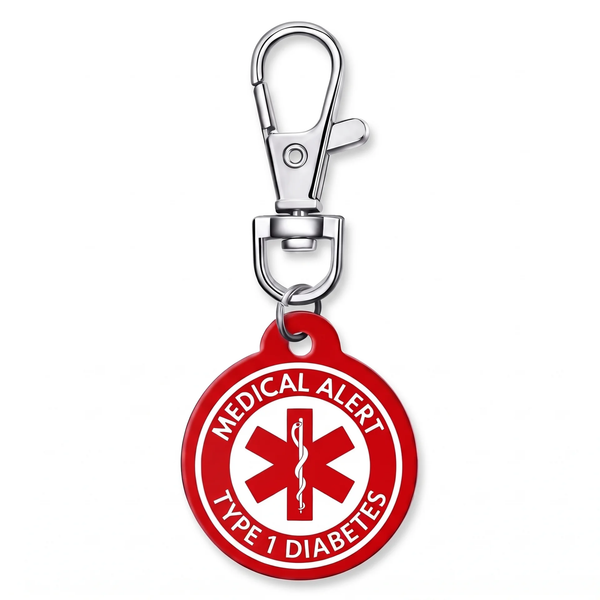 Diabetes Keychain, image 1