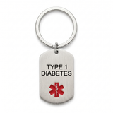 Diabetes Tag Keychain
