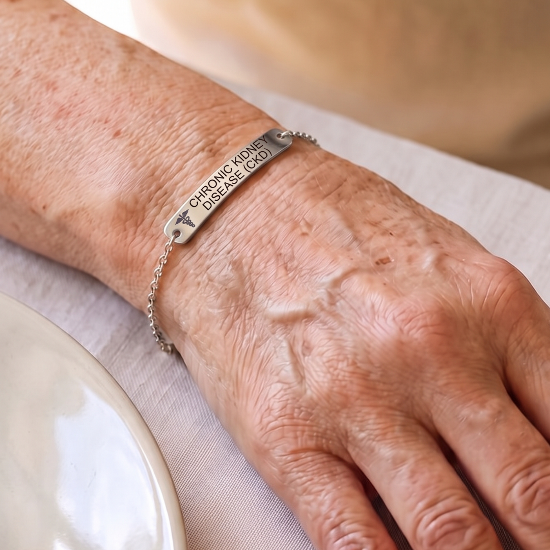 Chronic Kidney Disease (CKD) Bar Bracelet, image 2
