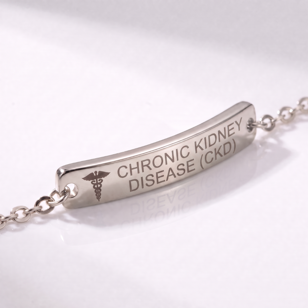 Chronic Kidney Disease (CKD) Bar Bracelet, image 4