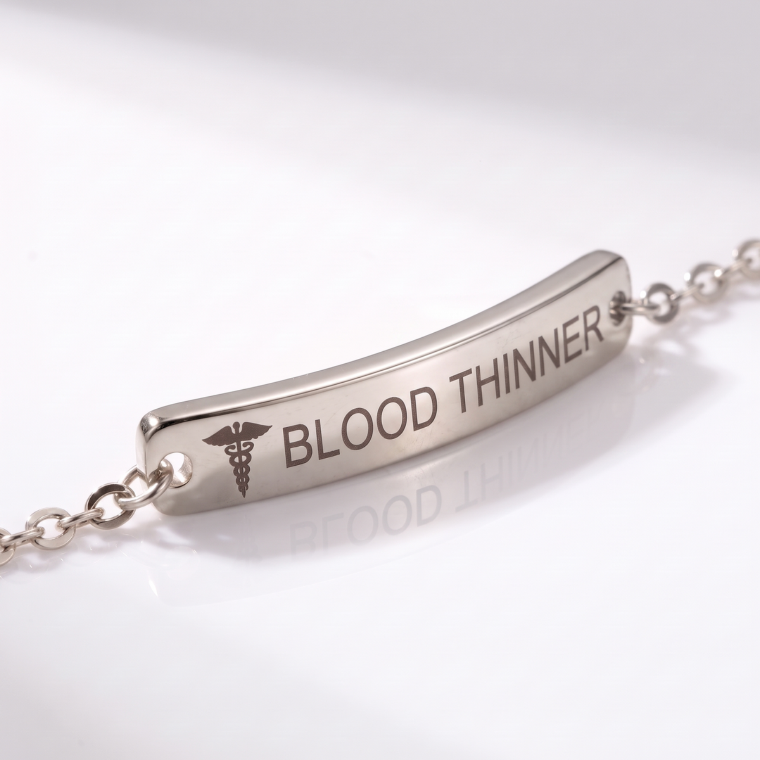 Blood Thinner Bar Bracelet, image 4