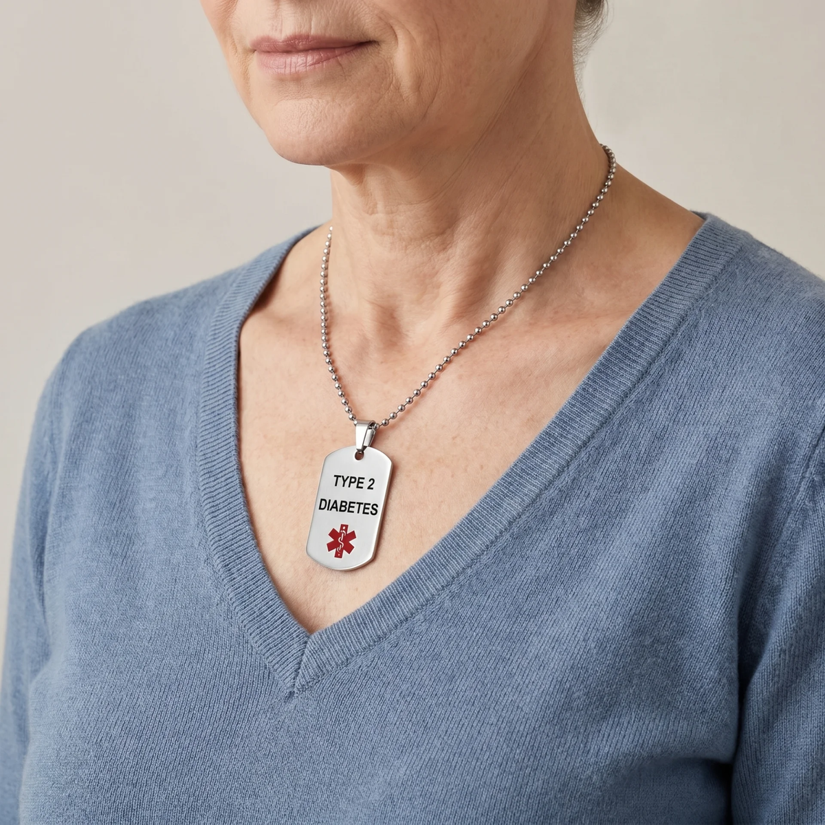 Diabetes Necklace, image 2