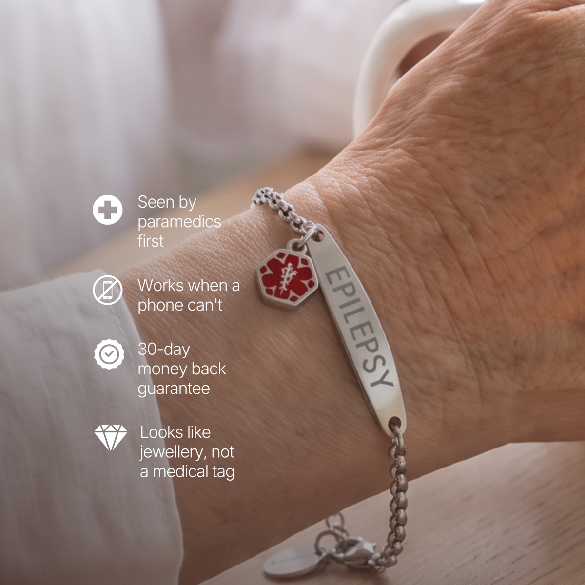 Epilepsy Charm Bracelet, image 3