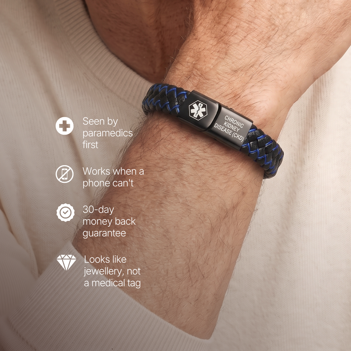 Chronic Kidney Disease (CKD) Bracelet, image 3