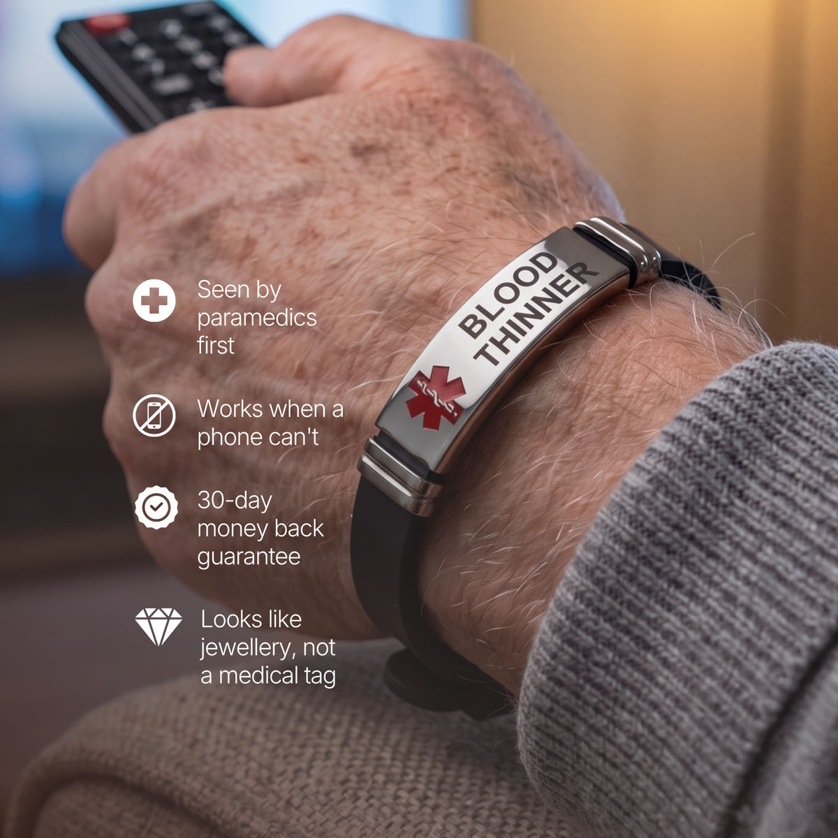 Blood Thinner Sport Bracelet, image 3