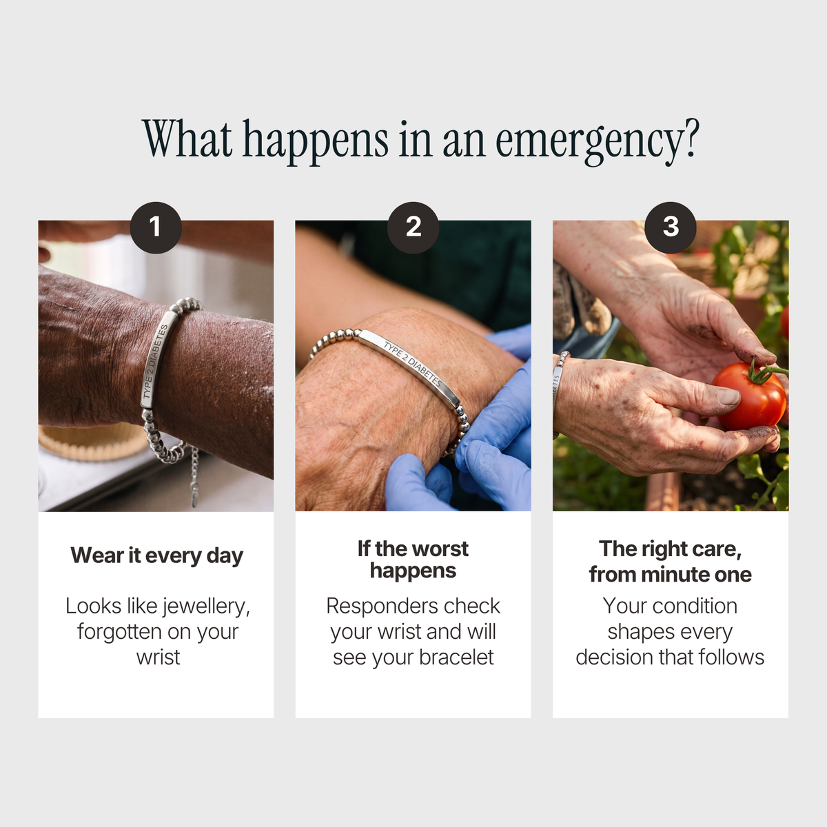 Diabetes Slim Bracelet, image 5
