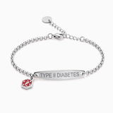 Diabetes Charm Bracelet