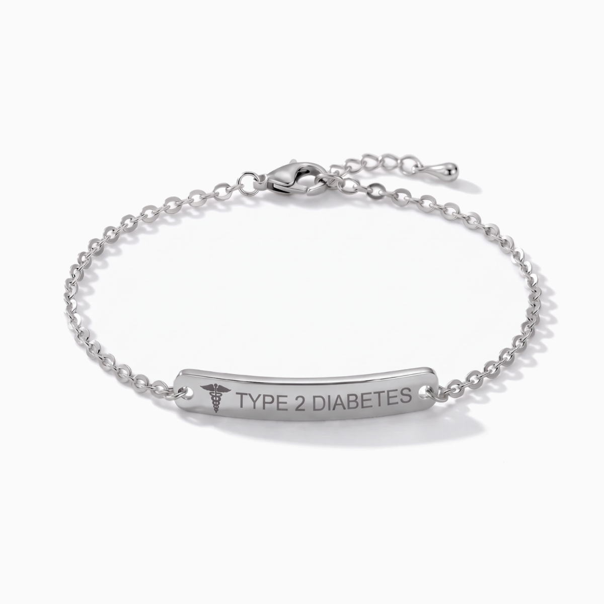 Diabetes Bar Bracelet, image 1