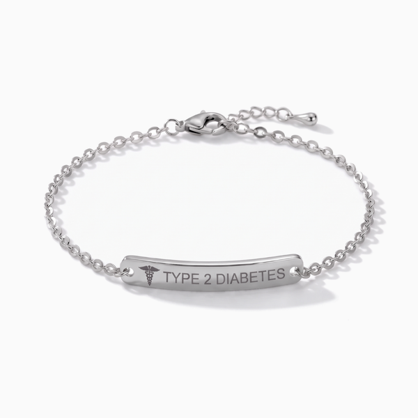 Diabetes Bar Bracelet, image 1