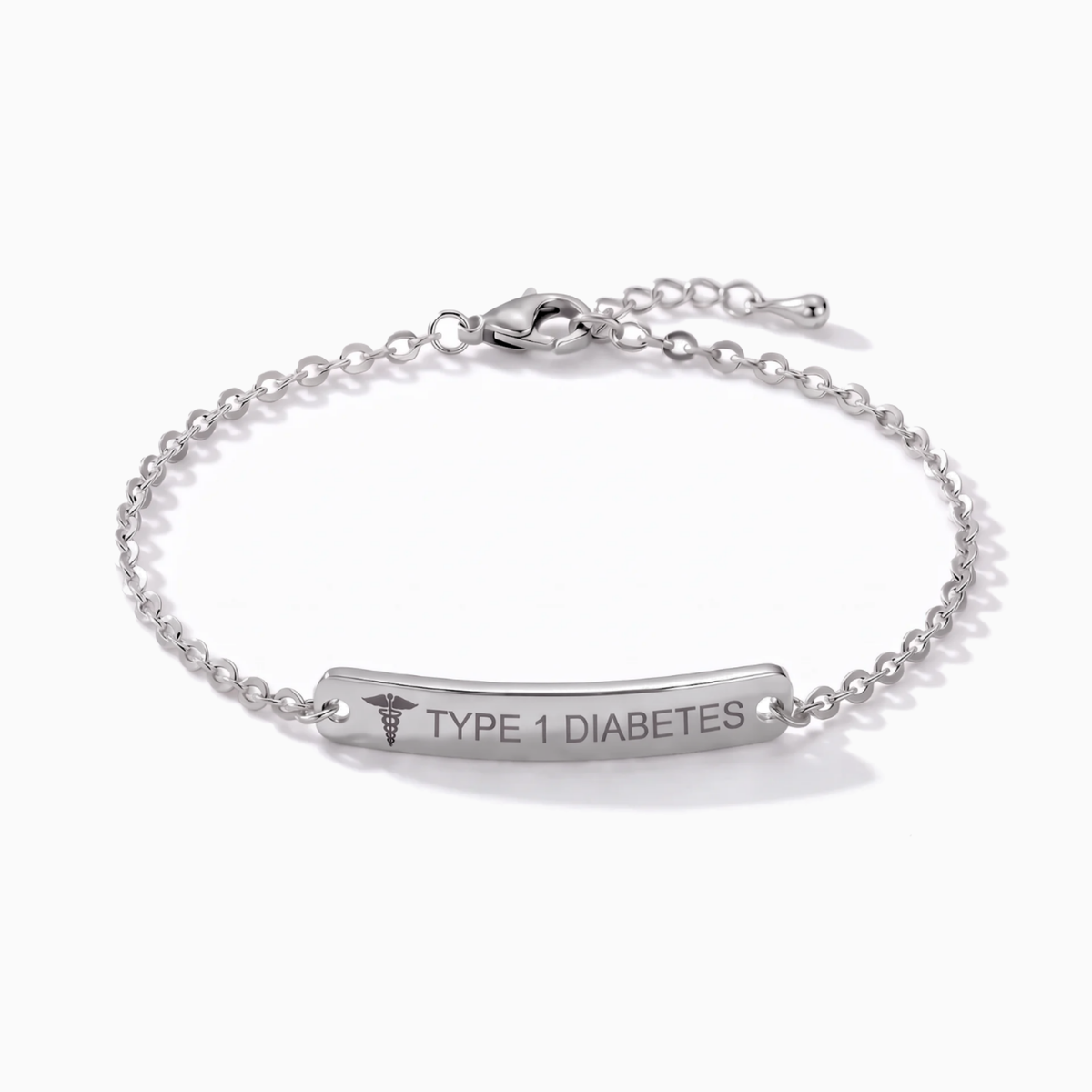 Diabetes Bar Bracelet, image 7