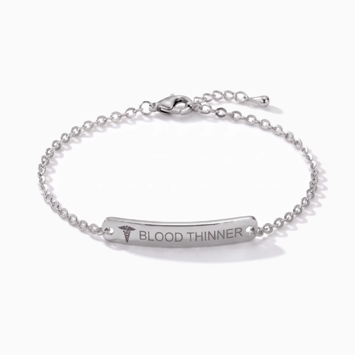 Blood Thinner Bar Bracelet, image 1