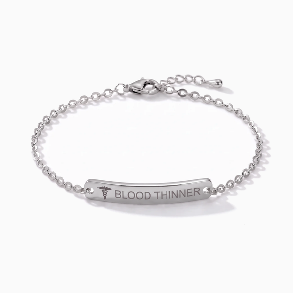 Blood Thinner Bar Bracelet, image 1