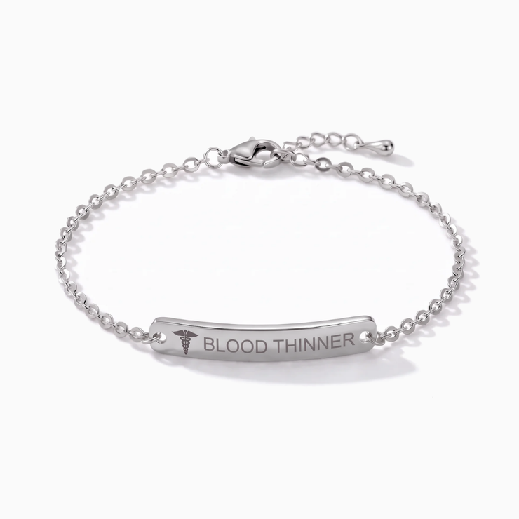 Blood Thinner Bar Bracelet, image 1