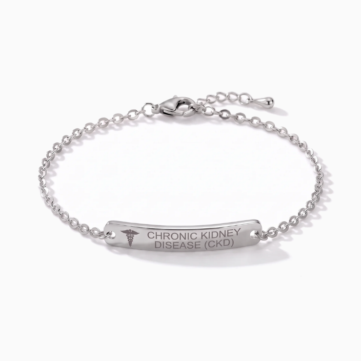 Chronic Kidney Disease (CKD) Bar Bracelet, image 1